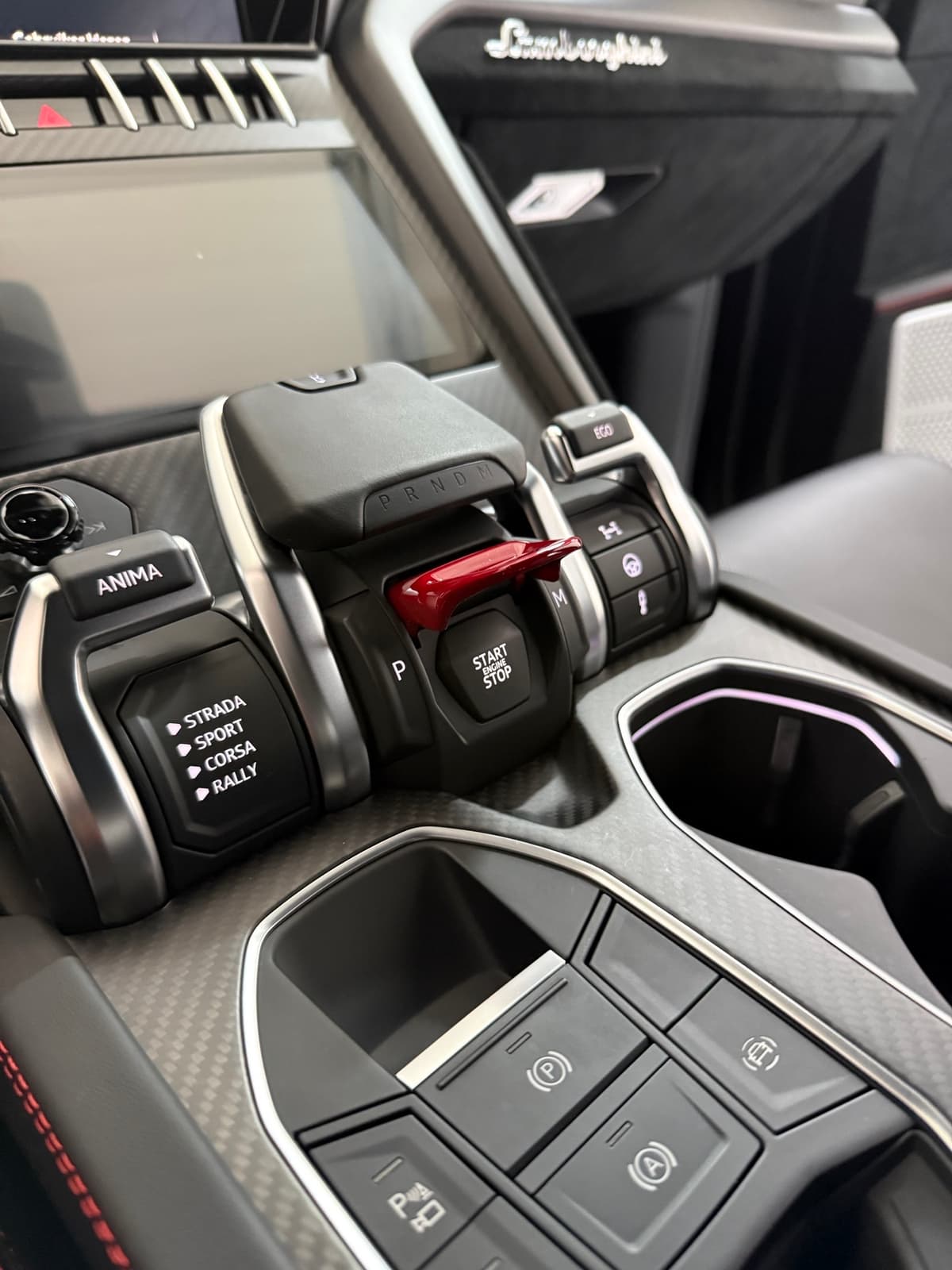 Lamborghini interieur detailing