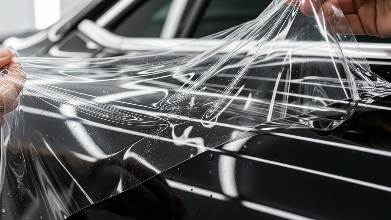 Auto met Paint Protection Film - lakbescherming en glanzende afwerking