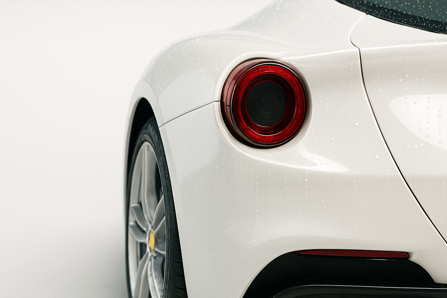glass coated Ferrari